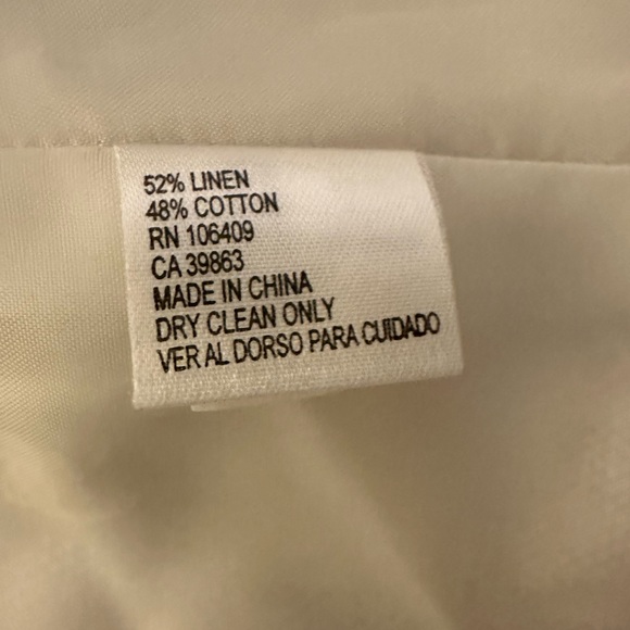 Tailored linen lined jacket - Picture 7 of 7